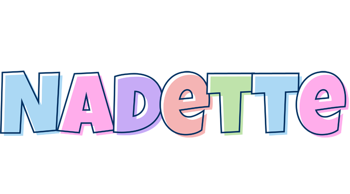 Nadette pastel logo