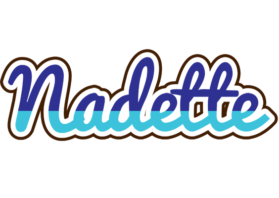 Nadette raining logo