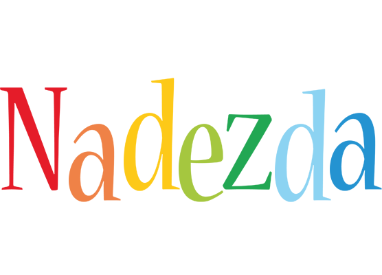 Nadezda birthday logo