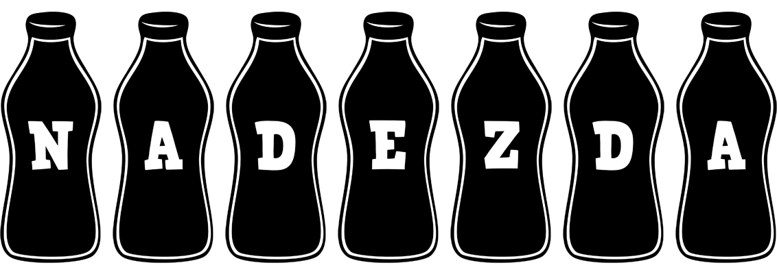Nadezda bottle logo