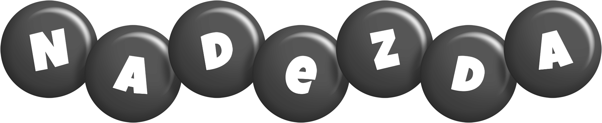 Nadezda candy-black logo