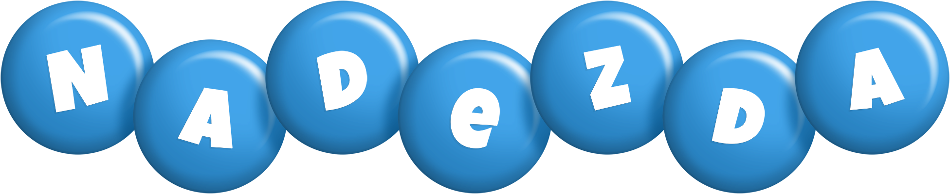 Nadezda candy-blue logo