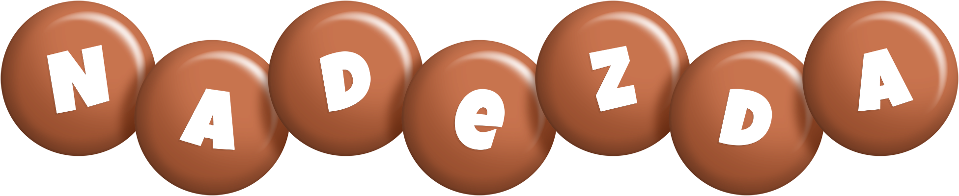 Nadezda candy-brown logo