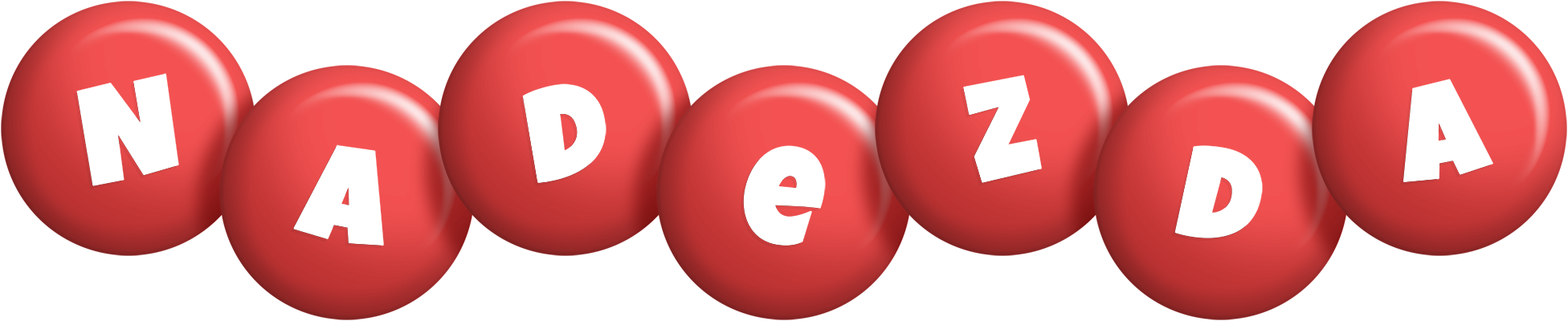 Nadezda candy-red logo