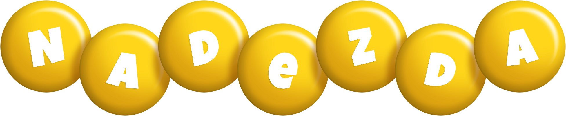 Nadezda candy-yellow logo