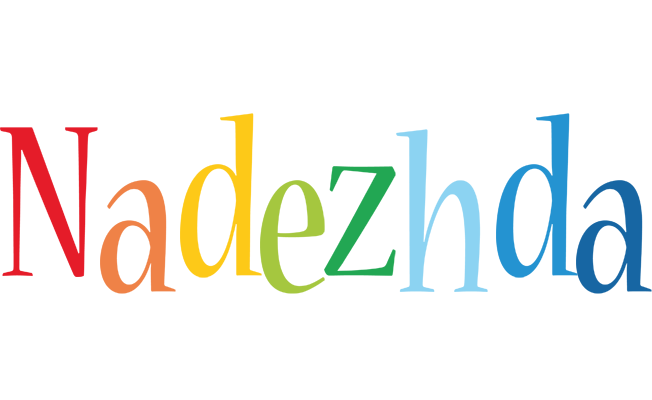 Nadezhda birthday logo