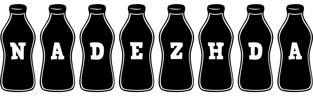 Nadezhda bottle logo
