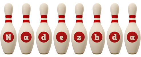 Nadezhda bowling-pin logo