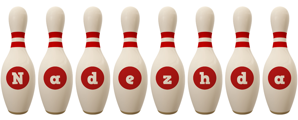 Nadezhda bowling-pin logo