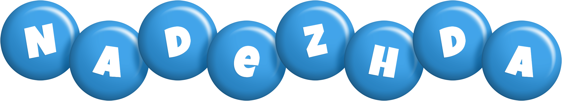 Nadezhda candy-blue logo