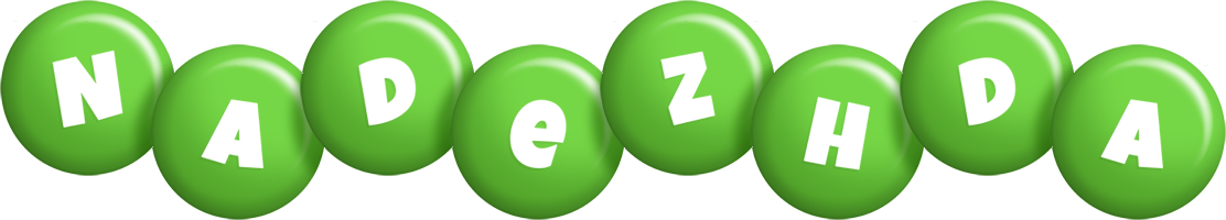 Nadezhda candy-green logo