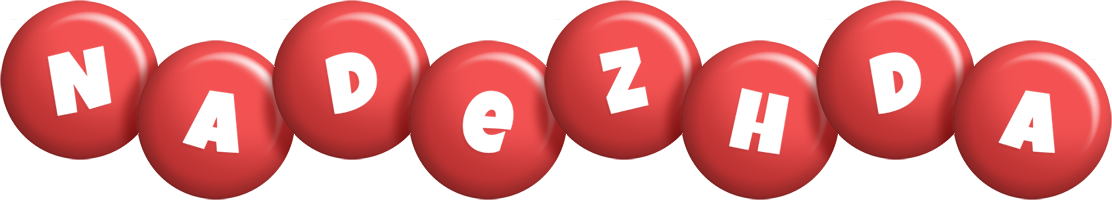 Nadezhda candy-red logo