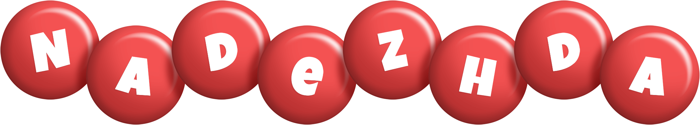 Nadezhda candy-red logo