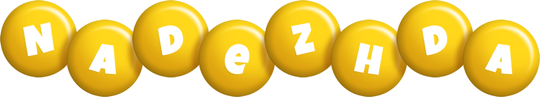 Nadezhda candy-yellow logo