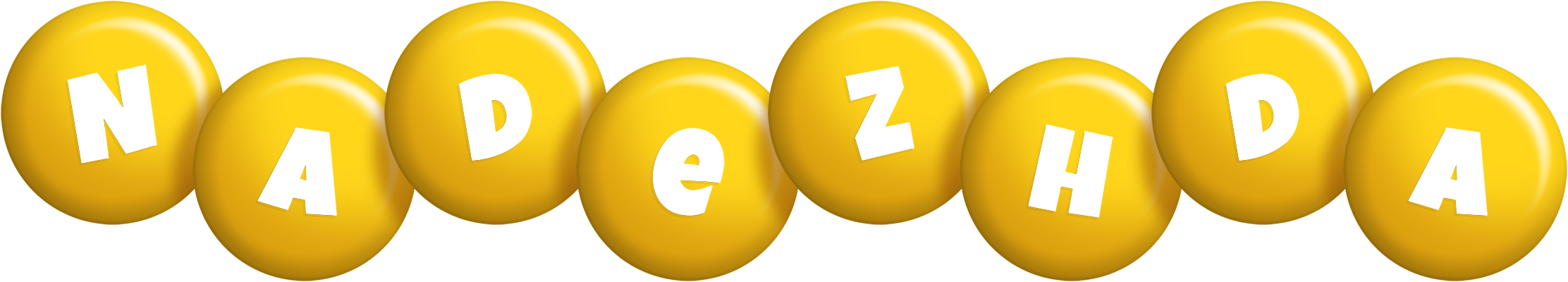 Nadezhda candy-yellow logo