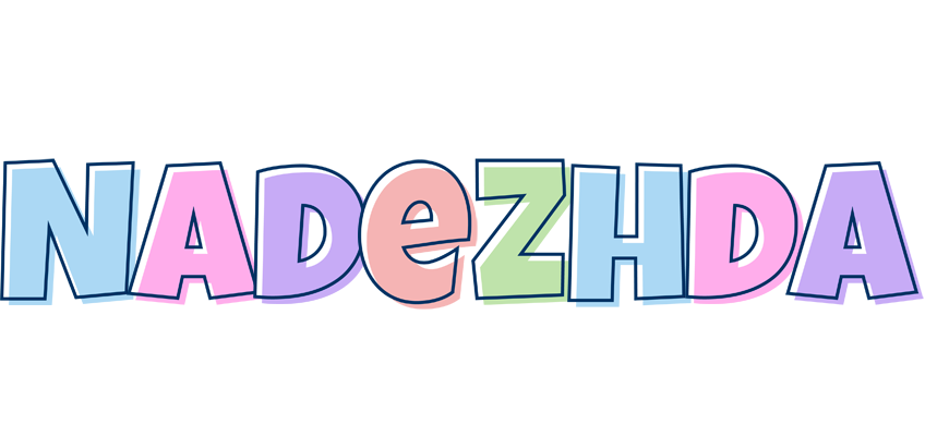 Nadezhda pastel logo