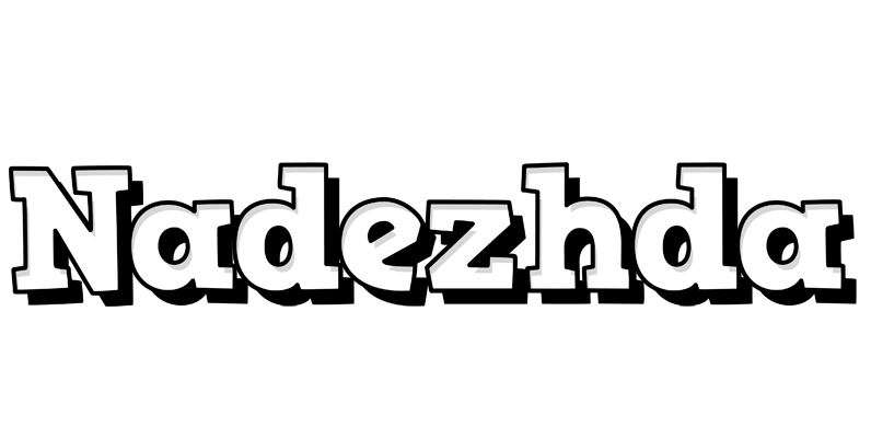 Nadezhda snowing logo