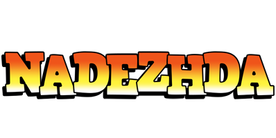 Nadezhda sunset logo