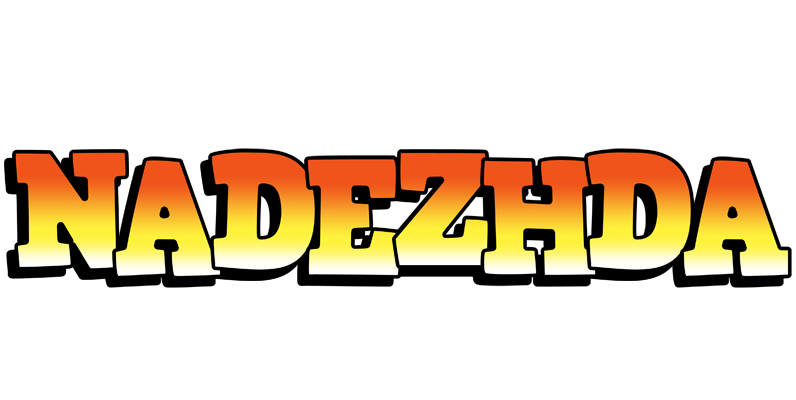 Nadezhda sunset logo