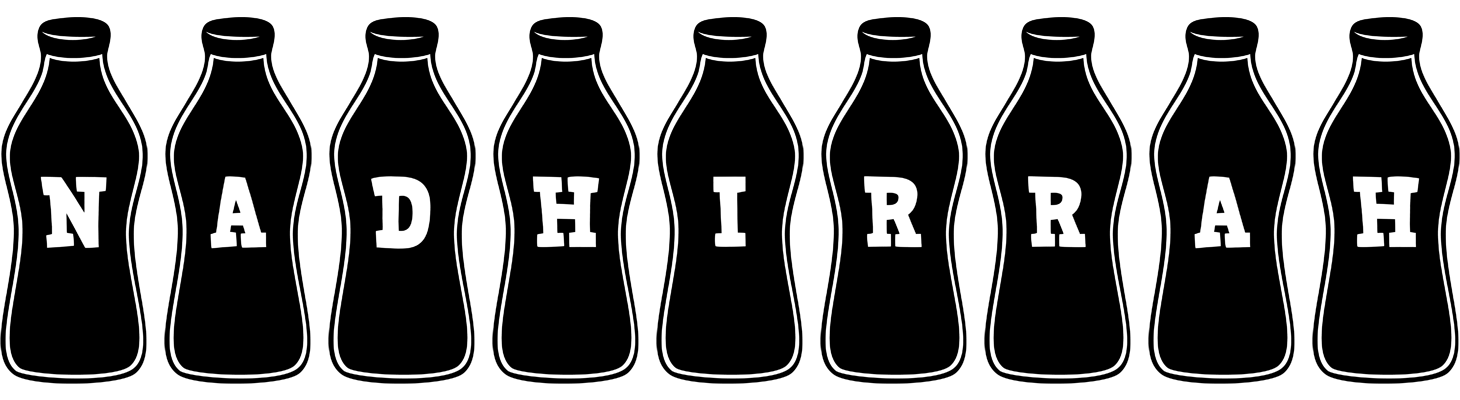 Nadhirrah bottle logo