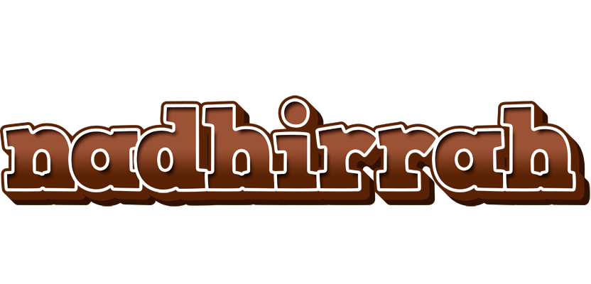 Nadhirrah brownie logo