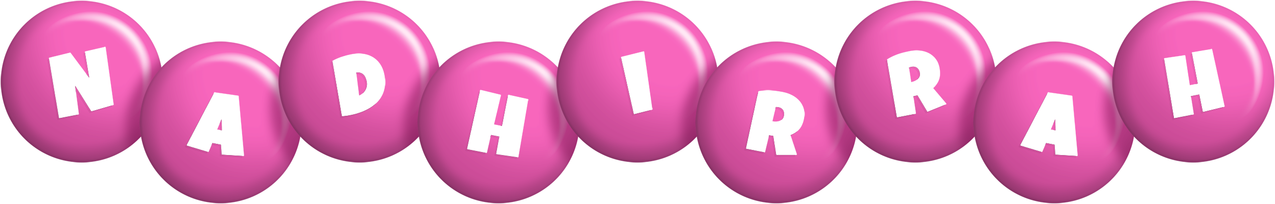 Nadhirrah candy-pink logo