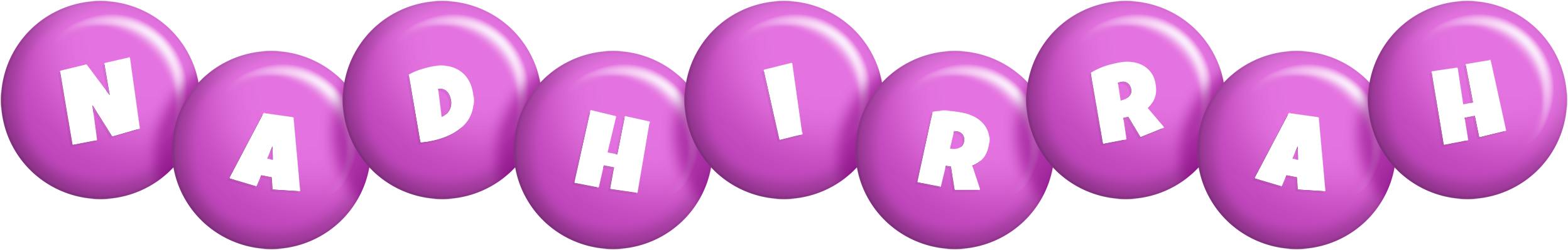 Nadhirrah candy-purple logo