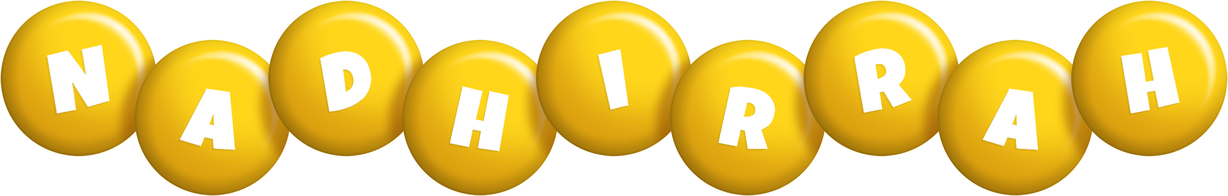 Nadhirrah candy-yellow logo