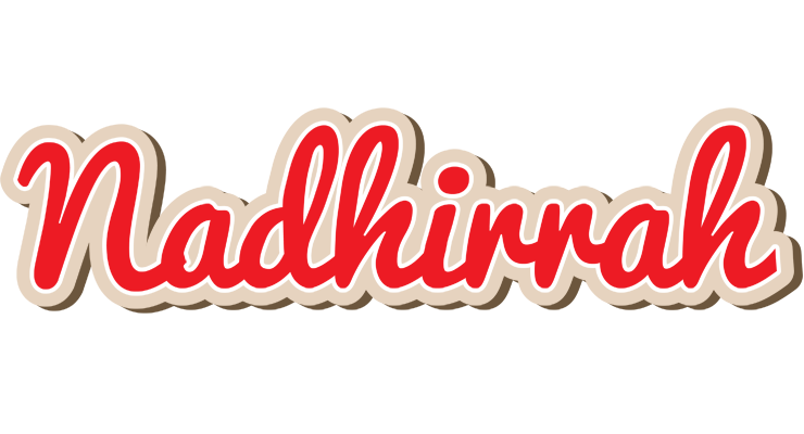 Nadhirrah chocolate logo
