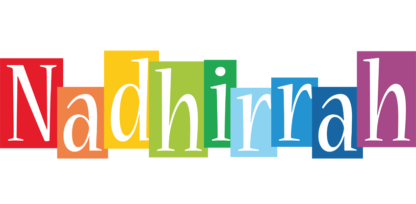 Nadhirrah colors logo