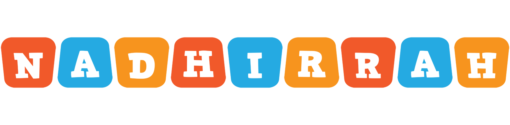 Nadhirrah comics logo