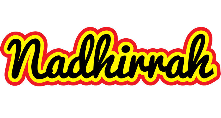 Nadhirrah flaming logo