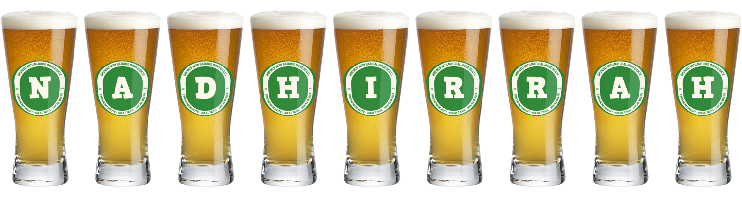 Nadhirrah lager logo