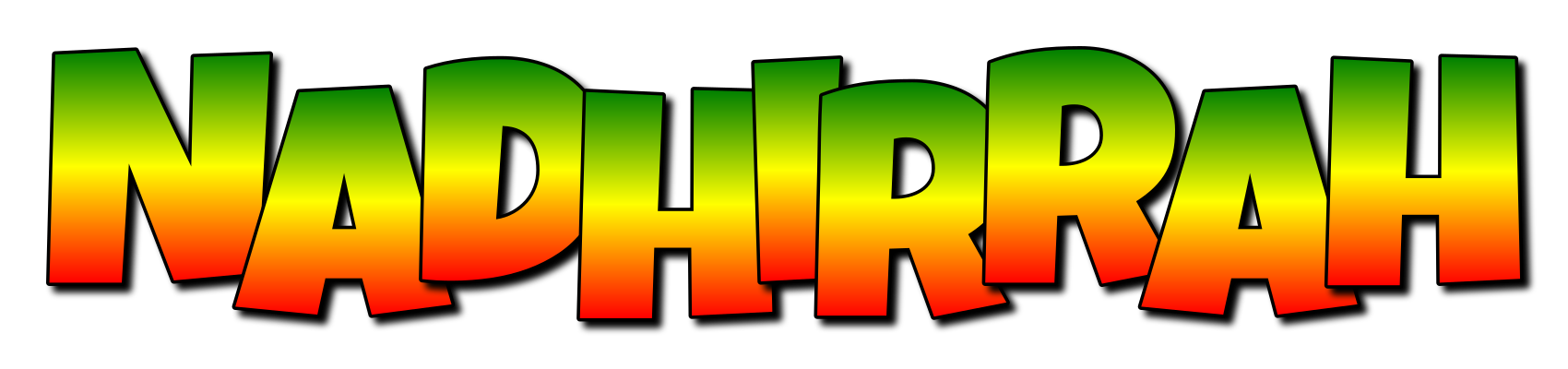 Nadhirrah mango logo