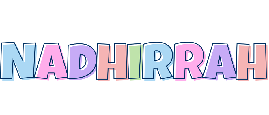 Nadhirrah pastel logo