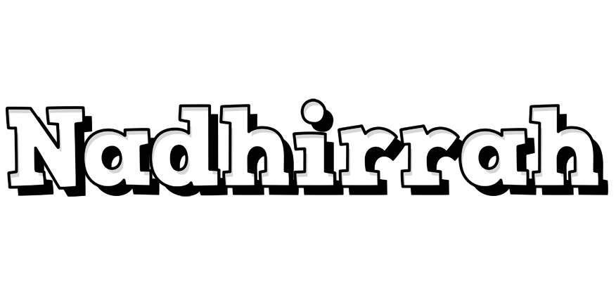 Nadhirrah snowing logo