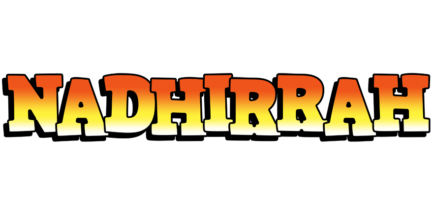 Nadhirrah sunset logo