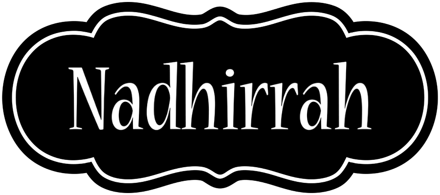 Nadhirrah welcome logo