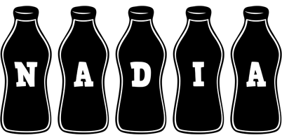 Nadia bottle logo