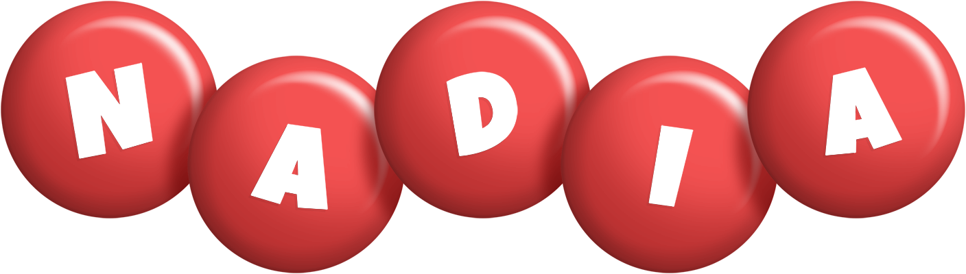 Nadia candy-red logo
