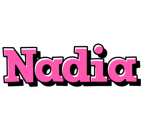 Nadia girlish logo