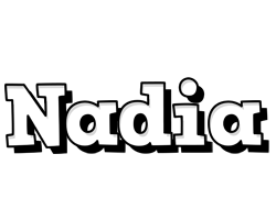 Nadia snowing logo