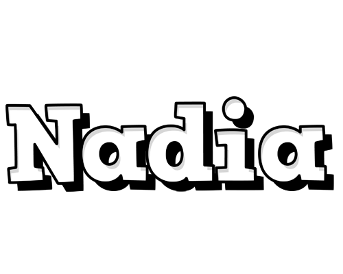 Nadia snowing logo