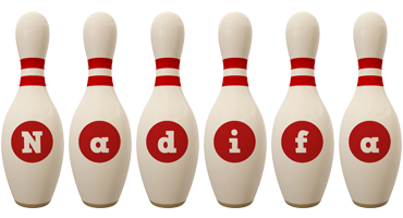 Nadifa bowling-pin logo