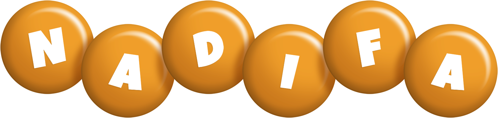 Nadifa candy-orange logo