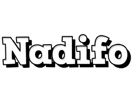 Nadifo snowing logo