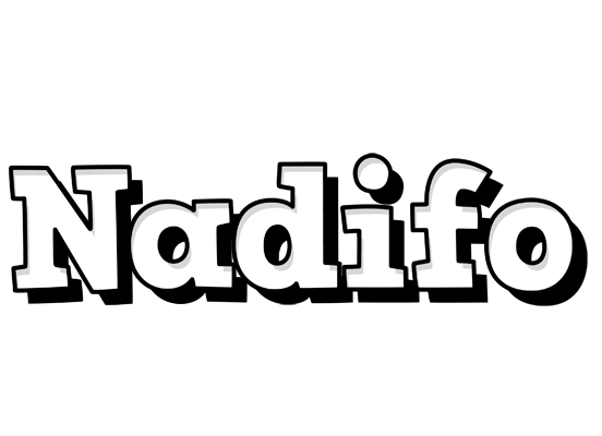 Nadifo snowing logo