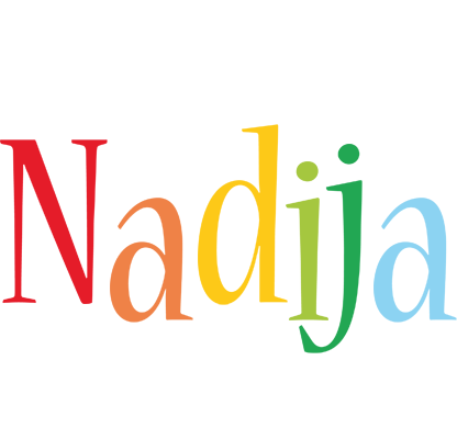 Nadija birthday logo