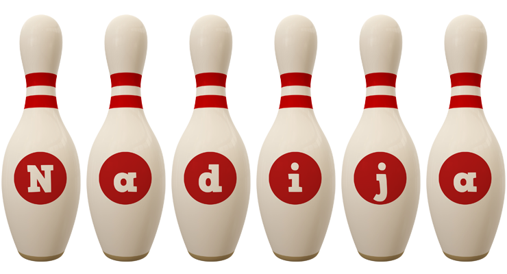 Nadija bowling-pin logo