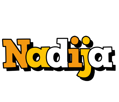 Nadija cartoon logo